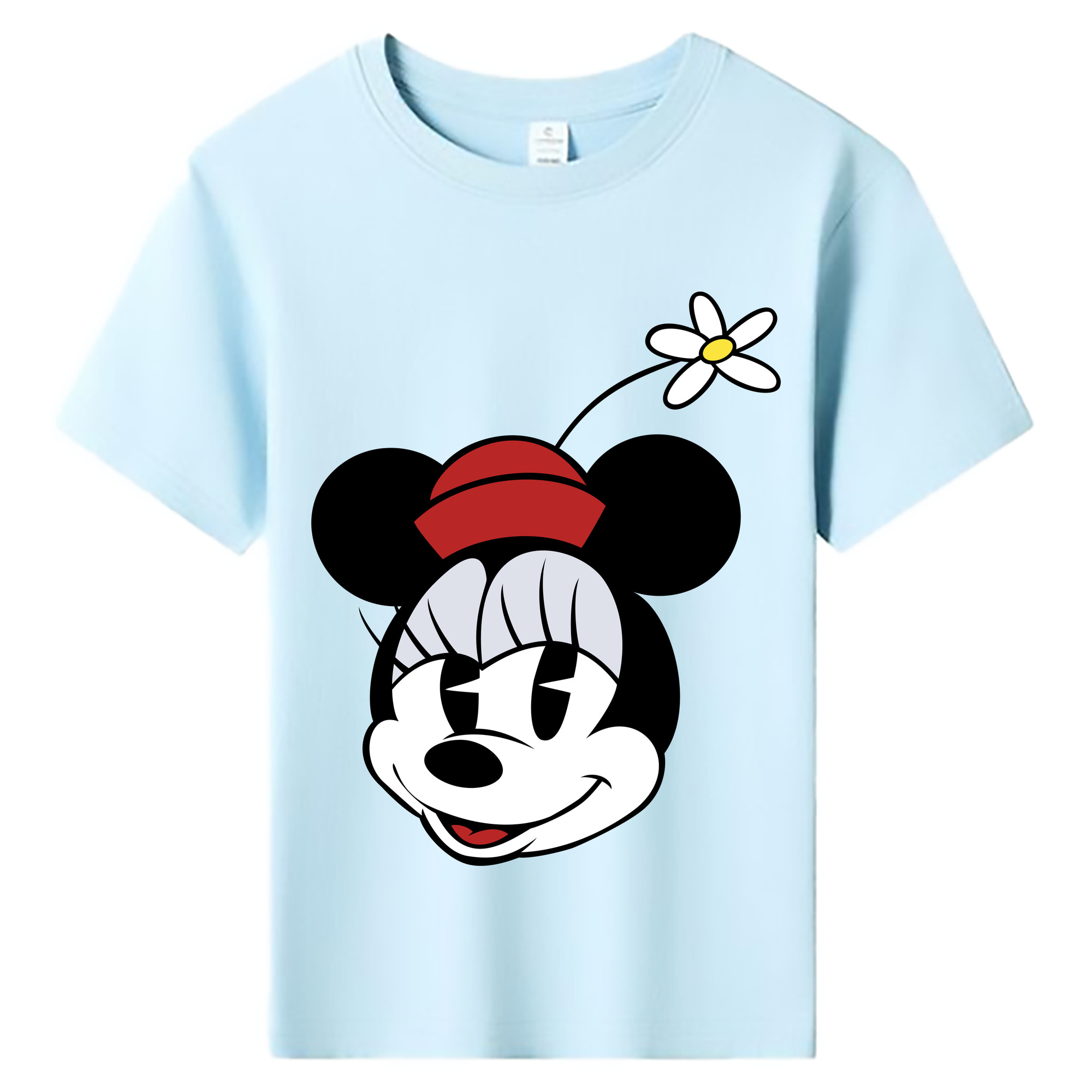 ミッキーマウス Mickey Mouse 綿100％キッズTシャツ（フロントプリント）